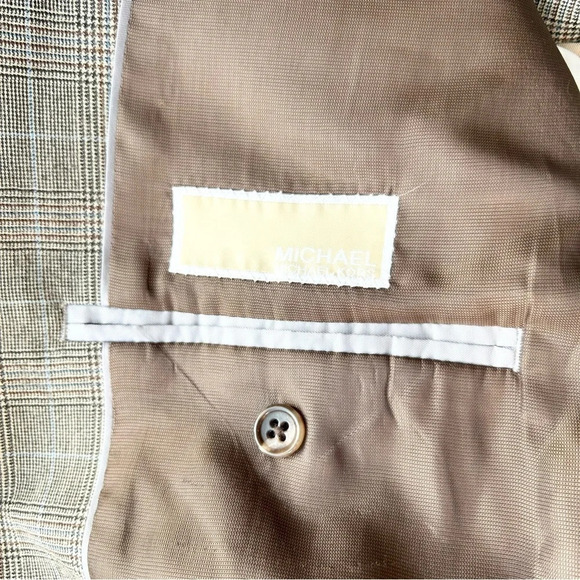 Michael Kors Pure Wool Plaid Sport Coat - Picture 11 of 15